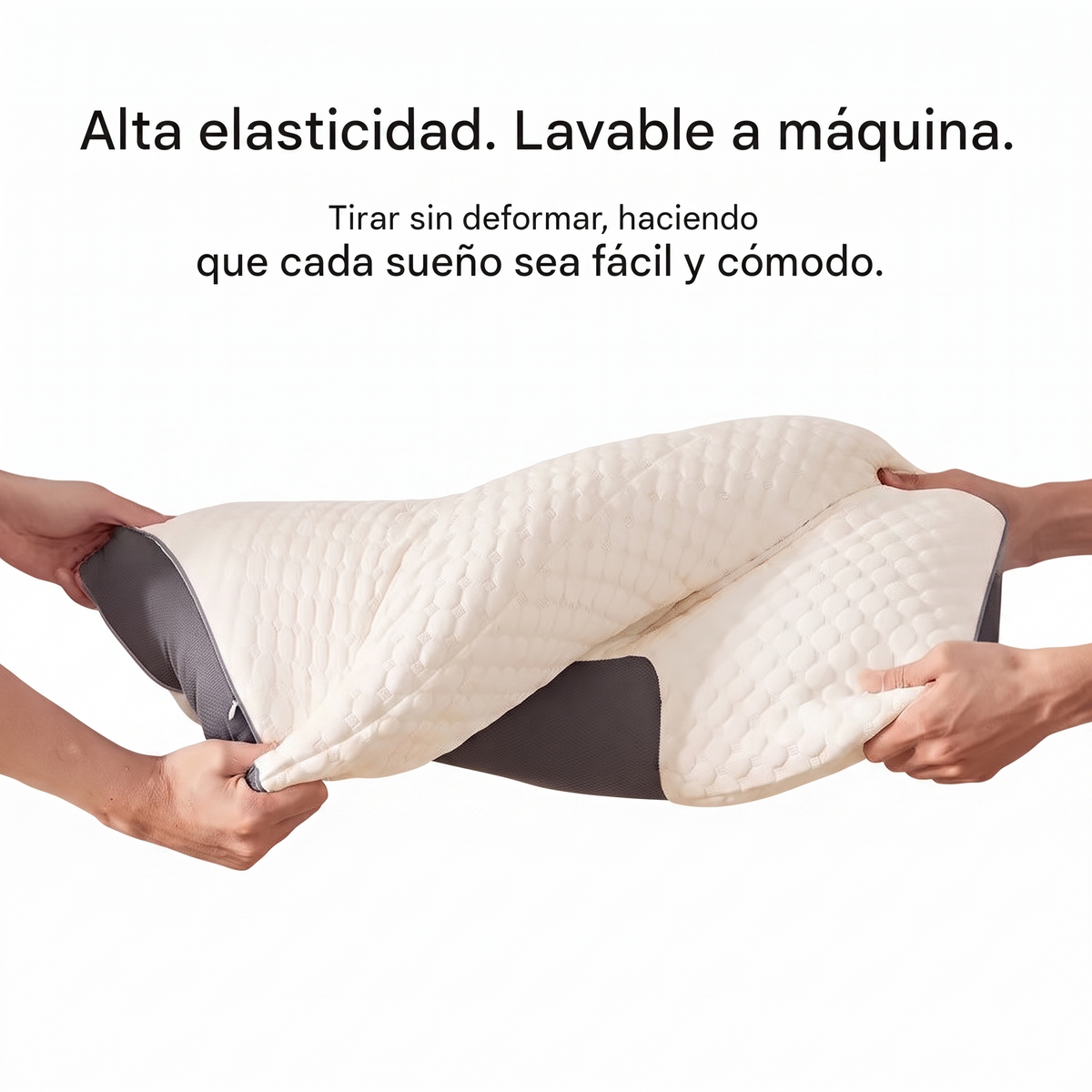 Almohada Cervical Ergonómica Aura Express, vista de uso para el descanso del cuello