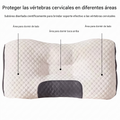 Almohada Cervical Ergonómica Aura Express, diseño ergonómico y materiales