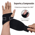 Muñequera con Soporte Térmico Aura Express, vista frontal del producto