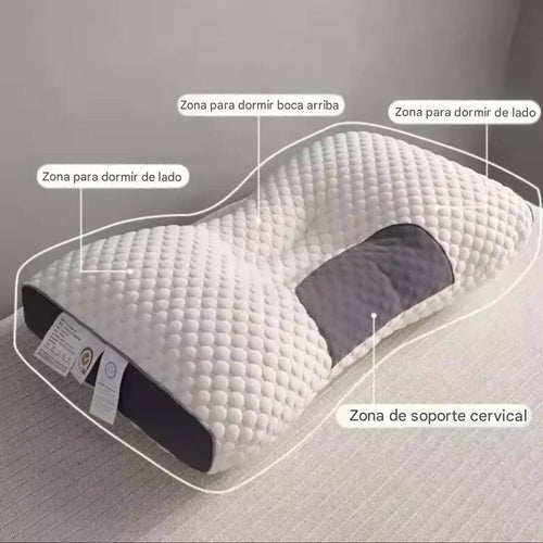 Almohada Cervical Ergonómica Aura Express, vista frontal del producto